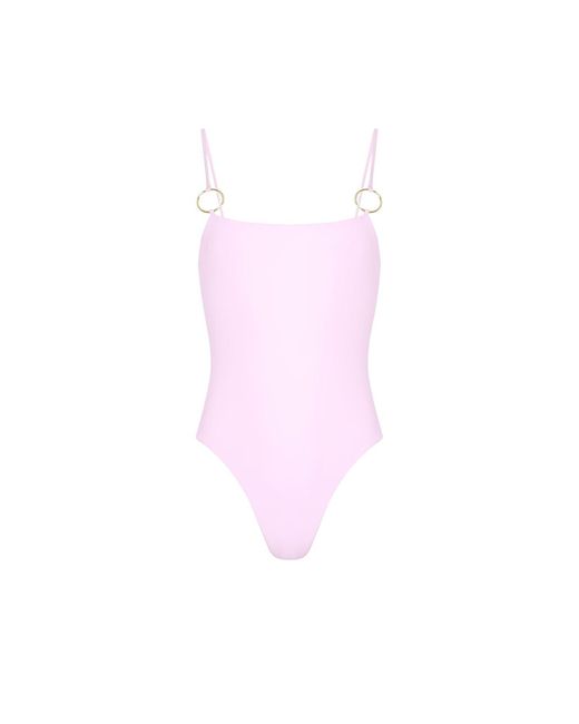 Pianella's Pink Ilio O-Ring One-Piece Swimsuit – Light