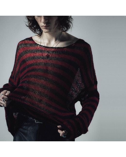 Other Uk Purple Oversized Stripe Navarro Jumper