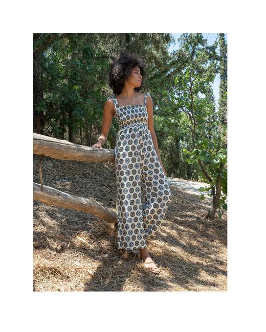 ELOI Metallic Hedley Geometric Jumpsuit