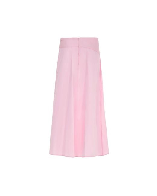 Herfetch Pink Blush Midi Skirt
