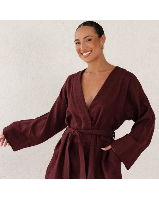 W.two Red The Village Kimono