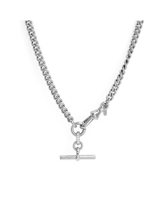 Hye Jane Jewelry Metallic Jett T-Bar Chain Necklace