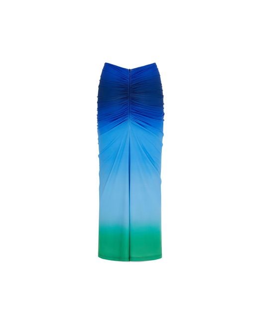 Herfetch Blue Bodrum Midi Skirt