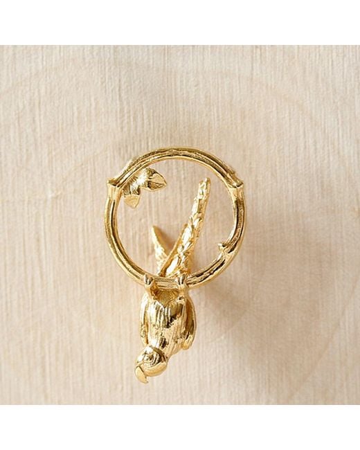 Lee Renee Metallic Parakeet Lapel Pin – Upside Down for men