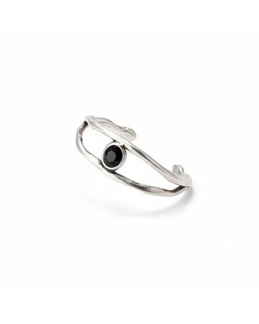 By Virgo White Noir Bracelet