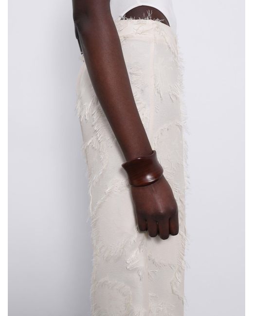 Sélone White Jora Fringe Trousers