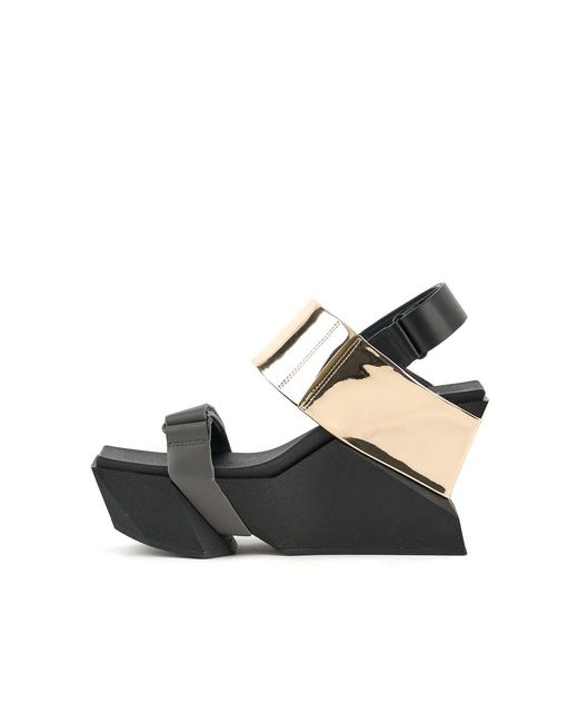 United Nude Black Brutt Sandal
