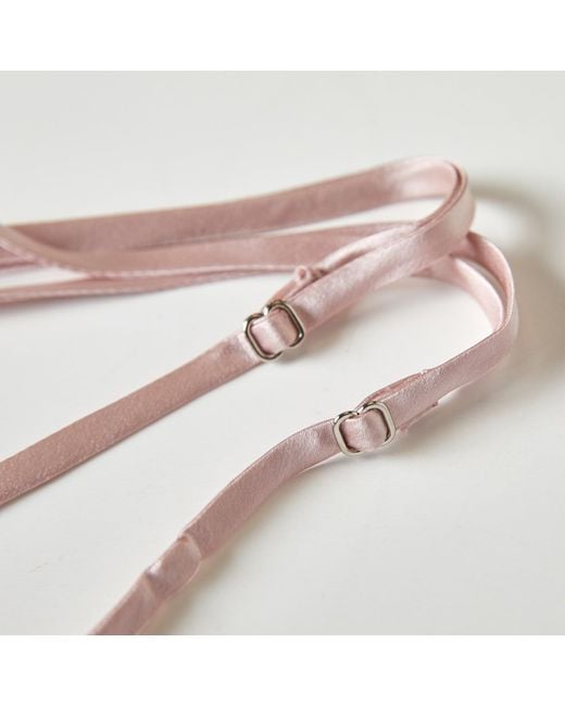 Soft Strokes Silk Pink River Nymph Pure Silk Slip Dress