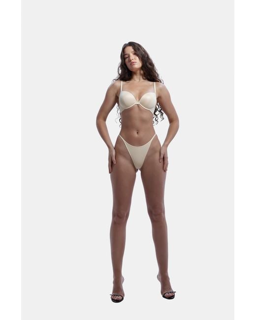 GOD SAVES QUEENS Brown Neutrals Second Skin Ultimate Push-Up Bra Light Nude
