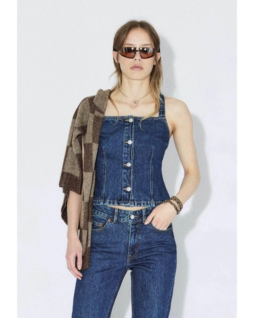 Dr. Denim Blue Niamh Top