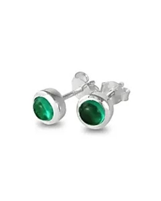 The Jewellery Store London White May Birthstone Jewellery Set With Emerald