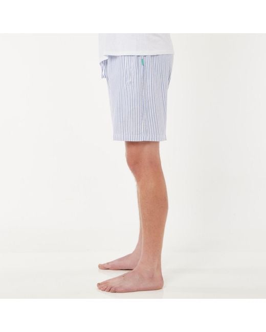 Lounge Blue Loungewear Shorts Monk Seal Design for men