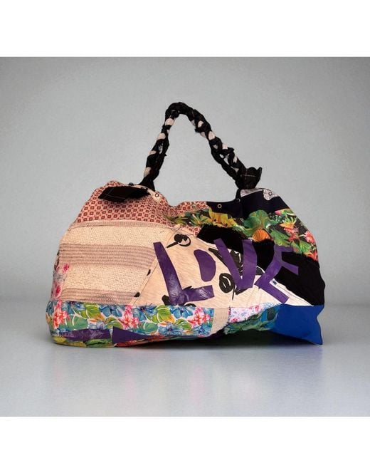 Miro Misljen Red Bohemian Patchwork Tote