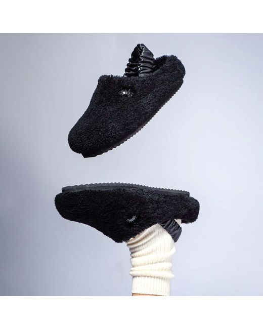 MYYAZ Black Teddy Clog