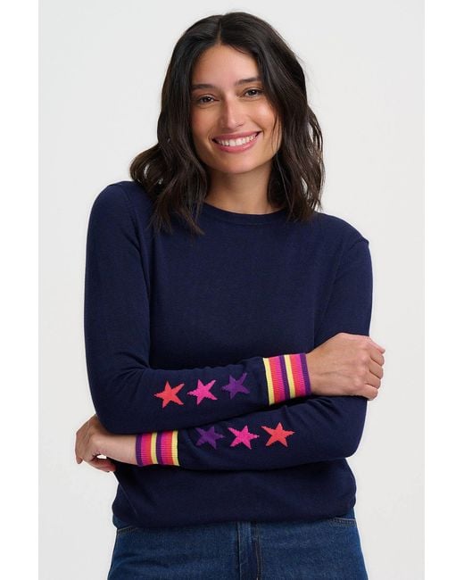 Sugarhill Blue Rita Sweater Star