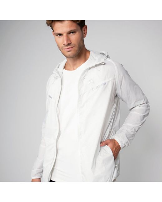 Aora Athletics Gray Ultra-Light Eco-Friendly Windbreaker Jacket For – Lightweight Breathable Water-Resistant Activewear Jacket for men