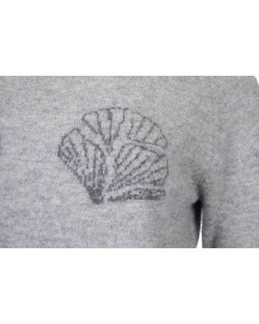 Catnip and Seaweed Gray The Broken Shell Cashmere Sweater