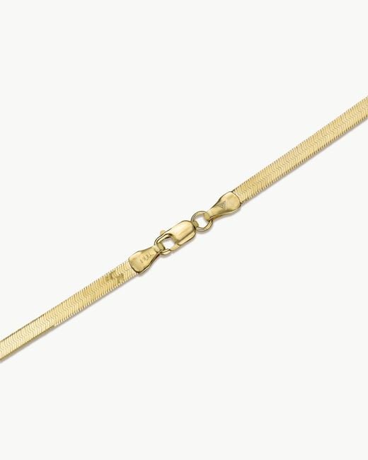 Öugie White The Herringbone Chain