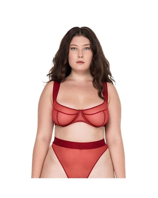 Zhilyova Red Unnamed Bra