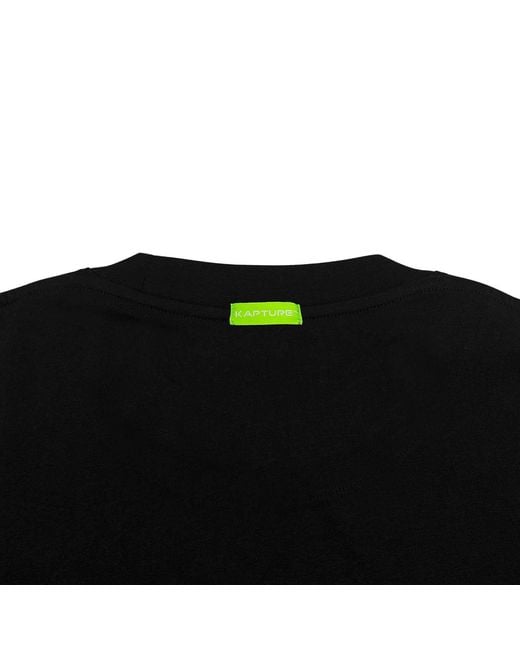 Kapture Black Mind Your Space Crop Top