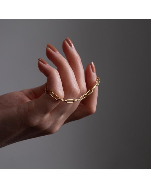 A Weathered Penny Metallic Cable Chain Bracelet
