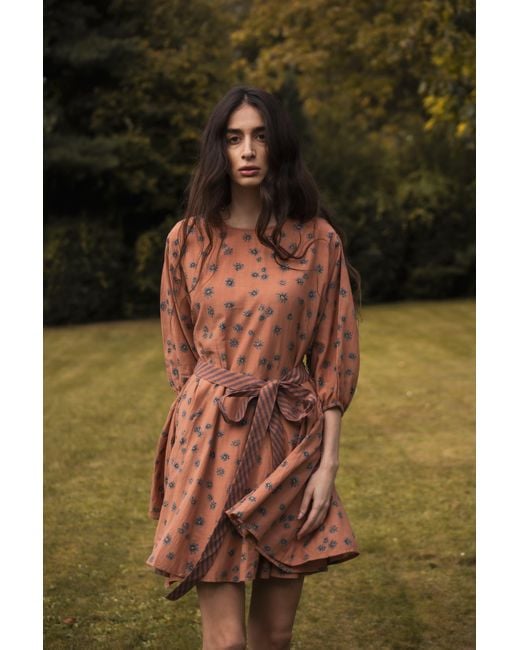 Em & Shi Pink Cinnamon Daisy Mini Dress