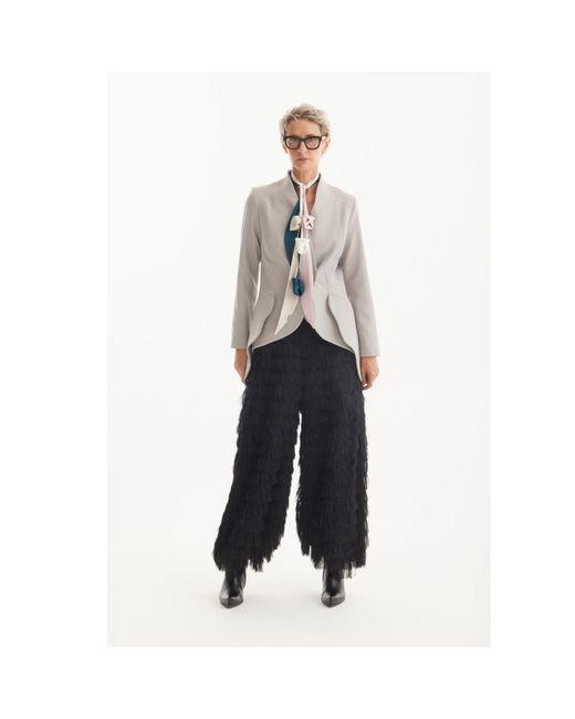 Julia Allert Metallic Versatile Transformable Handmade Tie-Belt Dark