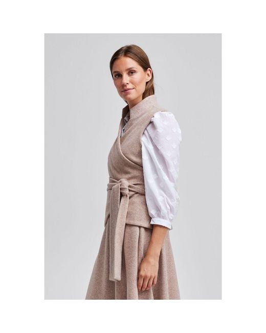Marianna Déri Pink Wrap Vest