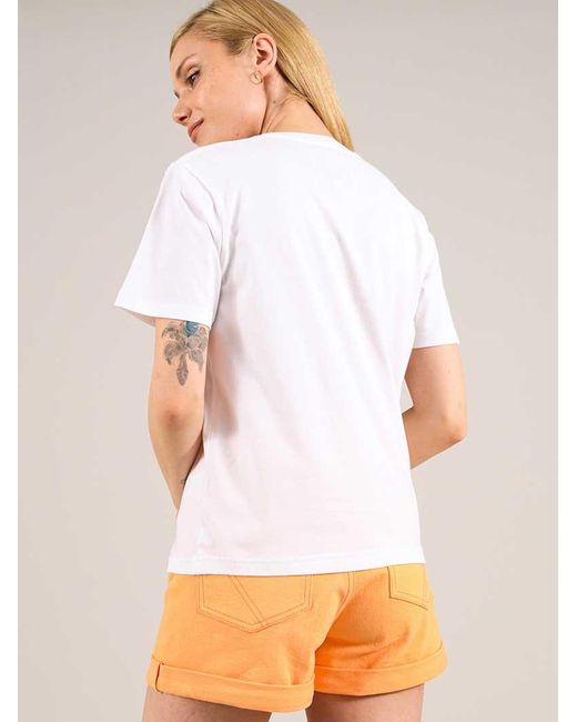 blonde gone rogue White London Skyline Graphic Print Tee, Organic Cotton