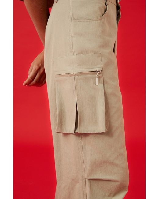 Nocturne Natural Neutrals Cargo Pants With Pockets