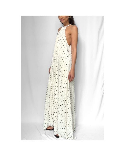 Alia Studio White Volupté Maxi Dress