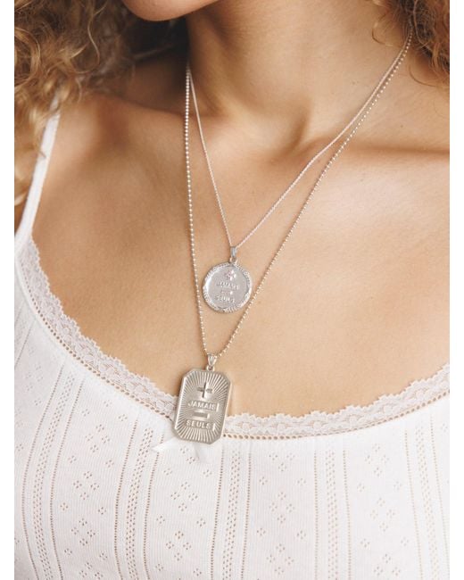 Déclarer Metallic Jamais Seuls Dog Tag