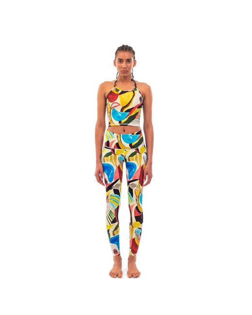Pitaya Yoga Blue Tutti Fruti Top
