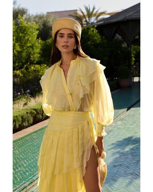 Syla Atelier Yellow Mihrimah Shirt