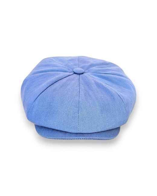 Mister Miller - Master Hatter Blue Theo's Rally Powder Waterproof Newsboy Cap for men