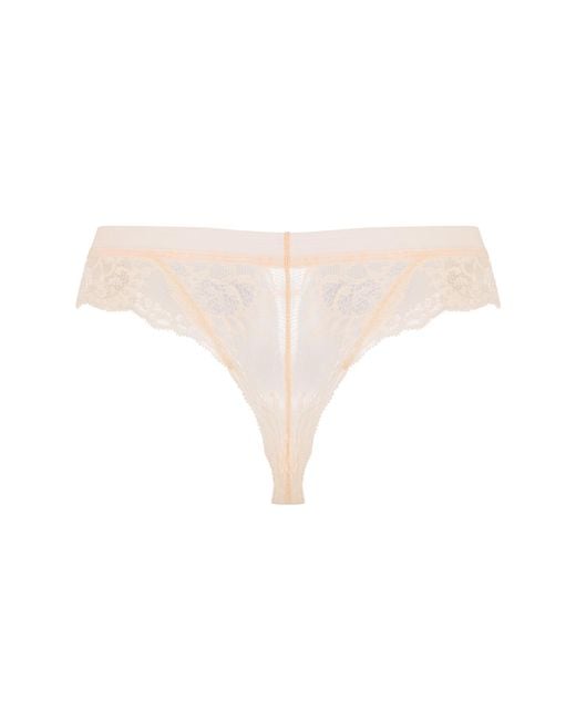 BonBon Lingerie White Neutrals Angelina Thong Nude