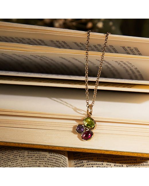 Vintouch Italy Metallic Cosmo Gold-plated Multicolor Mini Necklace