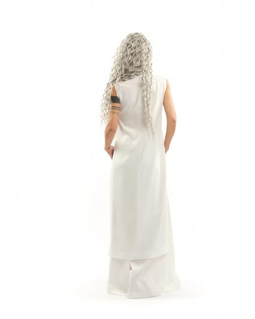 Clothes by Locker Room White Sleeveless Maxi Tunic