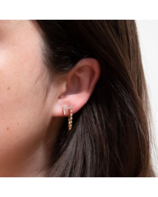 Maya Brenner Metallic Topaz Chain Earring