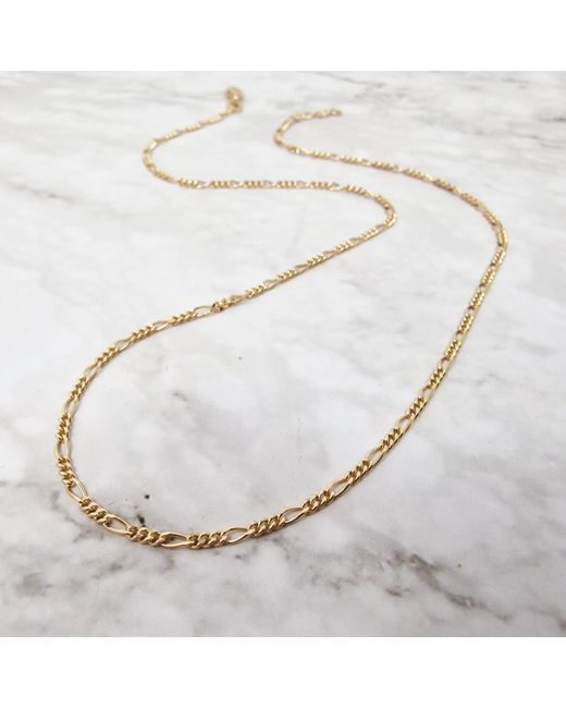 Harfi Metallic Topaz April Birthstone Plated Charm Necklace