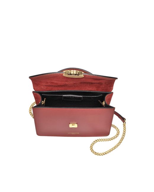 Le Parmentier Red New Ondina Top Handle Shoulder Bag
