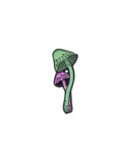 Make Heads Turn Green Enamel Pin Magic Mushroom