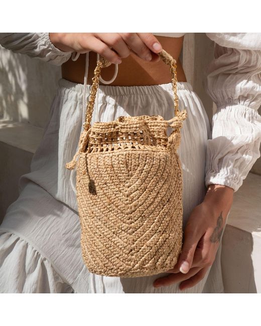 Zanatany Concepts Metallic Buckety- Bag