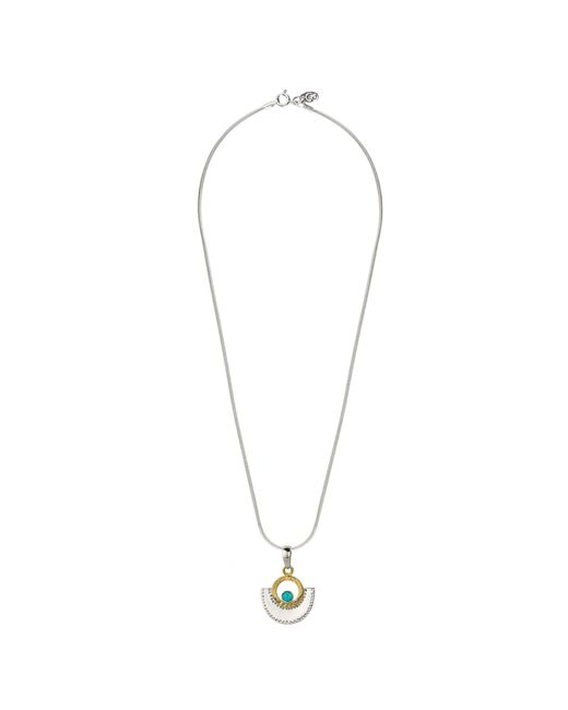 Charlotte's Web Jewellery Metallic Sundar Fan Pendant Necklace