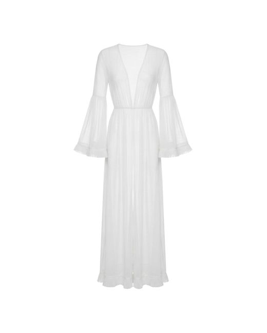 Dear Lover White Elizabeth Robe