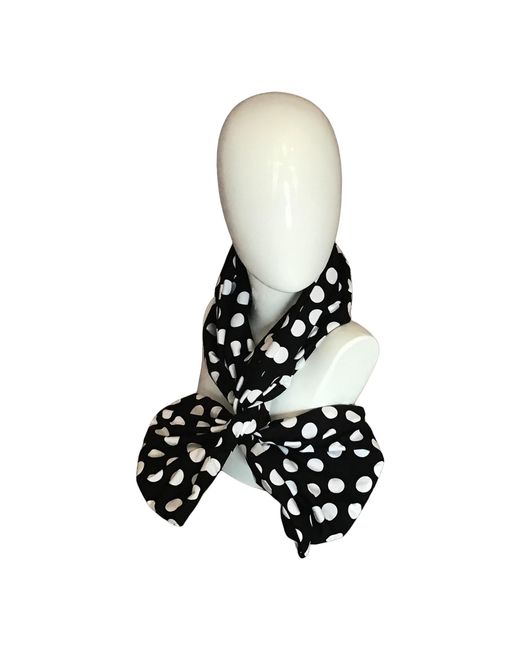 Romer Millinery Black Twisturban Turban With Dots