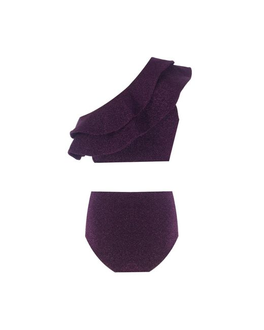Nur Karaata Purple Cliantha Sparkle Bikini