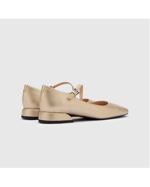 Ilvi Natural Ceiba Leather Ballerina
