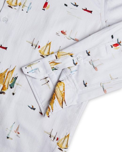 Blake Mill Blue Lowry: Yachts Shirt for men