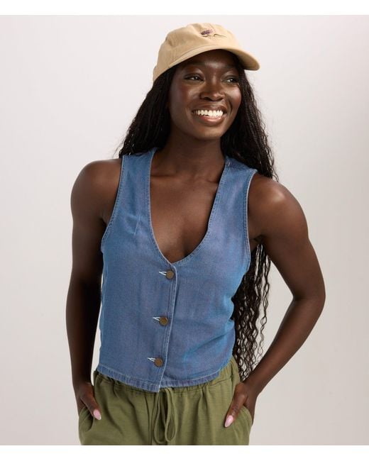 Known Supply Blue Denim Vest